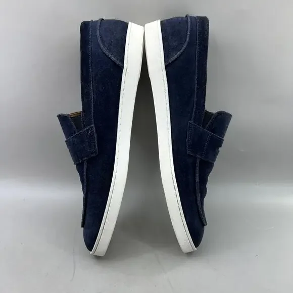 Allen Edmonds Randolph Navy suede loafers 12 m_693370dd88849ae08c699747.jpeg main image 2